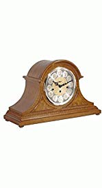 Hermle 21130I9Q Amelia Oak Quartz Mantel Clock - Light Oak