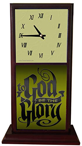 To GOD Be the Glory Mantle Clock