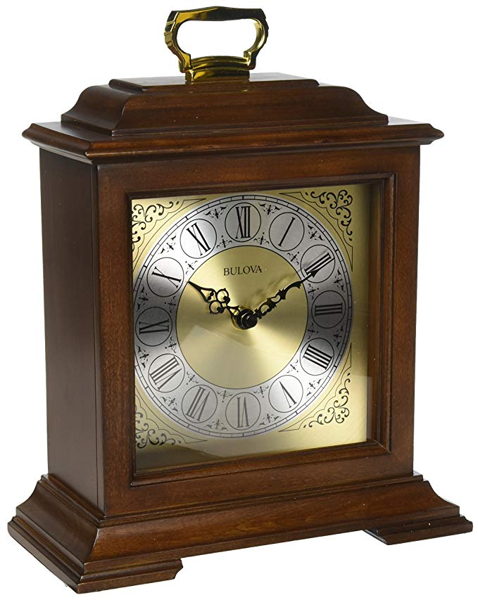 Bulova Exeter Mantel Clock, Brown