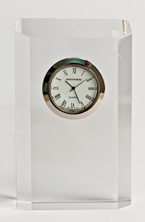 Sgs Crystal Desk / Mantel Clock - Gift Boxed, 109