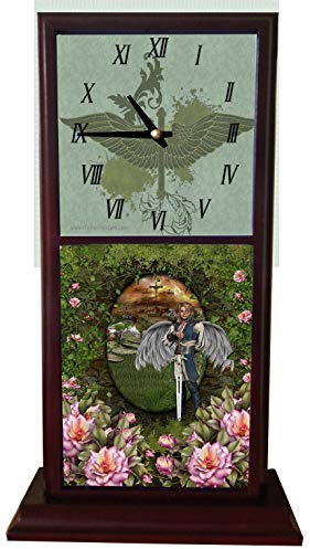 Custom Christian Design Mantle Clock