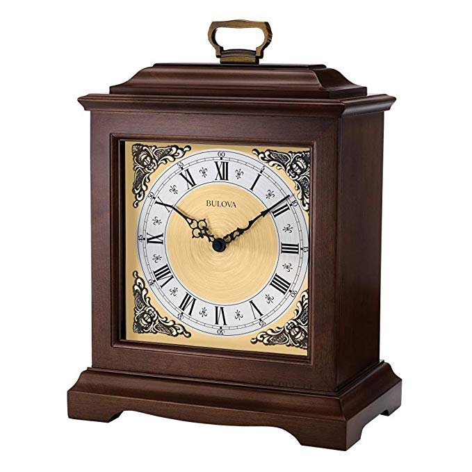 Bulova Thomaston Mantel Clock, Brown