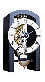 Hermle 23015740721 Patterson Mechanical Table Clock - Black