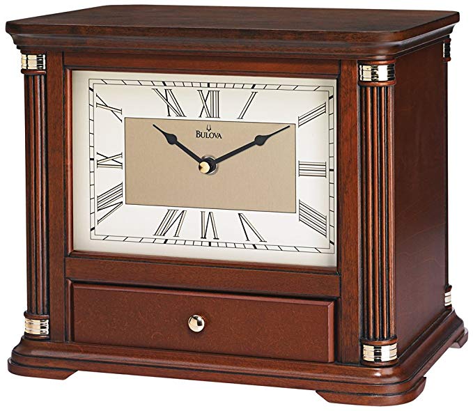 Bulova Norbourne Storage Mantel Clock